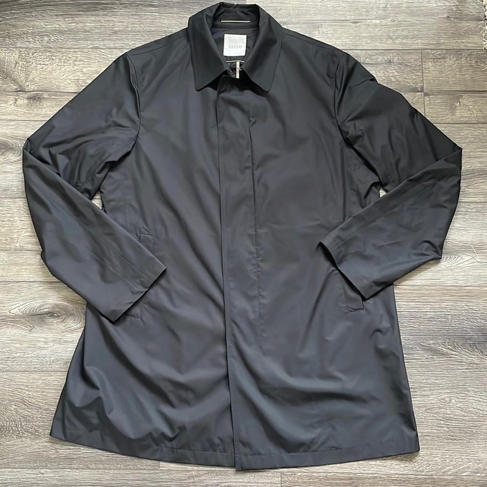 Sanyo | Womens Black Rain Coat Size 2X Z1A-88–014